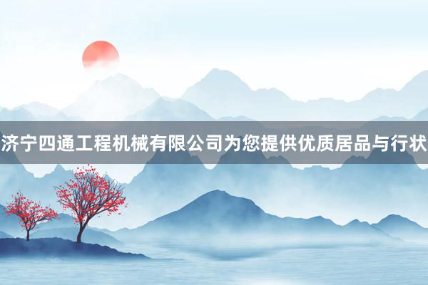济宁四通工程机械有限公司为您提供优质居品与行状